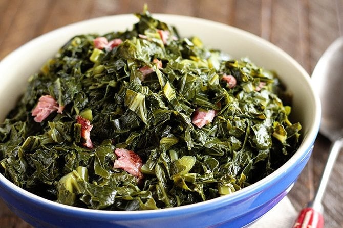 Pressure Cooker Collard Greens