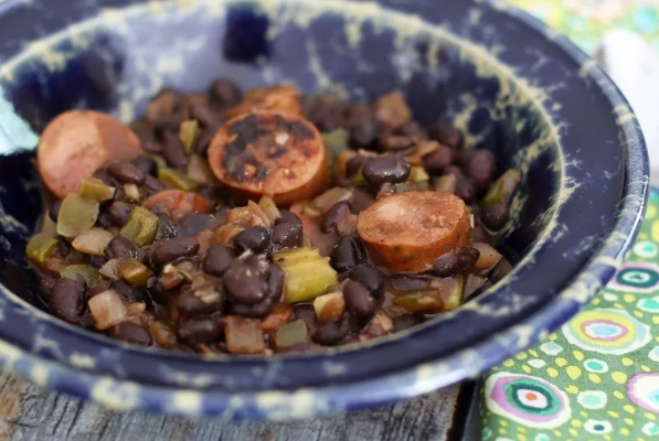 Creole Style Black Beans and Sausage